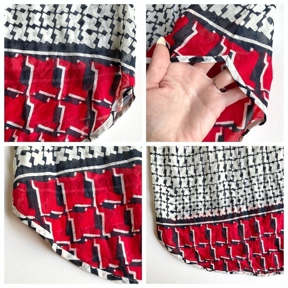 J. Crew Cubist Houndstooth Tunic Cover-Up - Picture 9 of 10